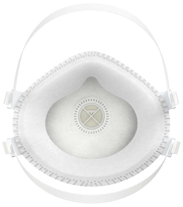 Preview: Dräger® X-plore® Vorgeformte Atemschutzmaske / Partikelmaske 1330 V FFP3 NR D 3951216, Größe M / L, Hygienisch einzelverpackt, VarioFlex™ Kopfband, Mit Ausatemventil, Schützt effektiv gegen Feinstäube und Partikel