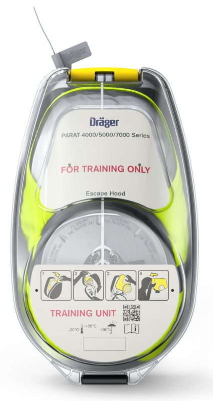 Preview: Dräger® PARAT® 4730 / 5530 / 7530 Trainingshaube R59430, Für Training der Nutzung von PARAT® 4730 / 5530 / 7530 Fluchthauben