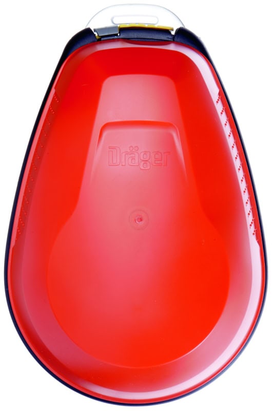 Preview: Dräger® PARAT® 3100 Flucht Gasmaske / Halbmaske 3704476, ABEK15 Filter für mind. 15 Min. Schutz, Filter uneingeschweißt, Universalgröße, Fluchtmaske zum Schutz gegen organische, anorganische, saure Gase & Dämpfe, Ammoniak & org. Ammoniakderivate