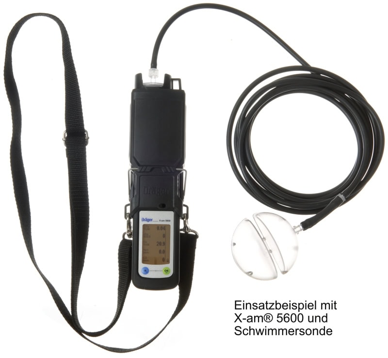 Preview: Dräger® X-am® Pumpe 8327100, Zur Fernprobenahme von Gasen, Für Dräger® X-am® 2500 / 2800 / 5000 / 5600 / 5800
