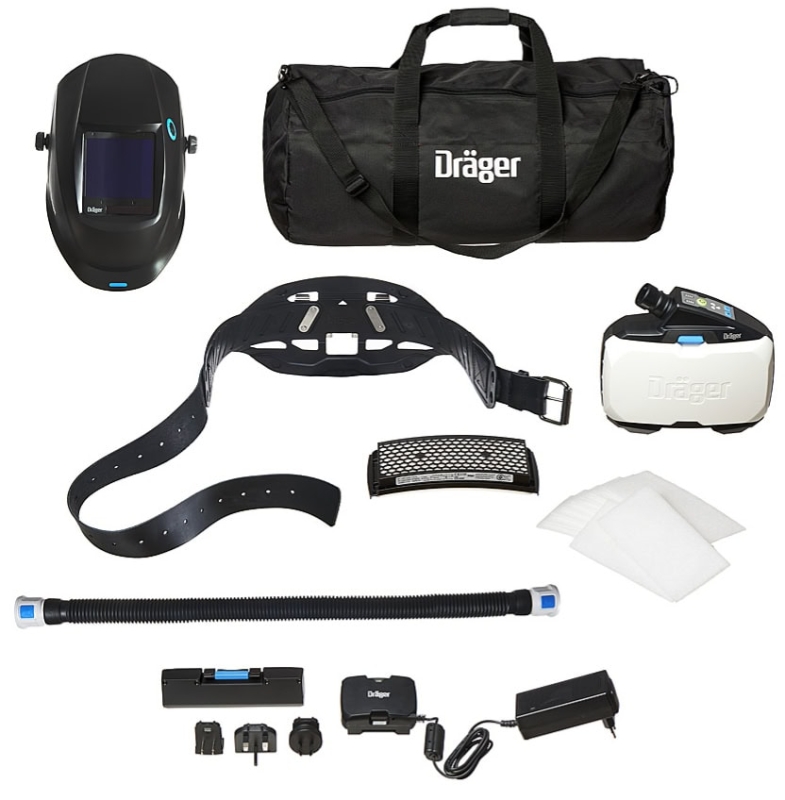 Preview: Dräger® X-plore® 8500 Schweißer Set Standard 3722132, TH3, 4A/3B, Kopfband + Textilkopfschutz