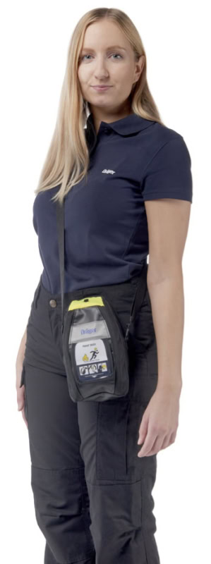 Preview: Dräger® PARAT® Anti Statischer Hüftgurt 3715595, Schwarz, Anti-Statisch (ESD), Für Dräger® PARAT® 4720 / 4730 / 5520 / 5530 / 7520 / 7530 Fluchthauben, Zum Tragen des Soft Pack / Hard Case an der Hüfte