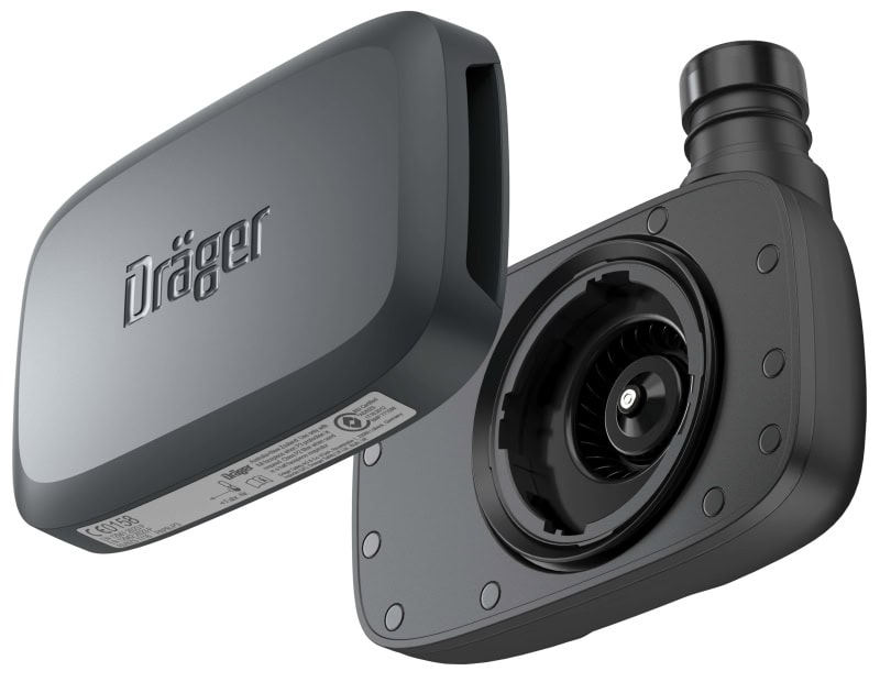 Preview: Dräger® X-plore® 8300 Gebläseeinheit Starter Set Standard 3734400, Universal Edition, Standardgürtel, TH3/TM3, 8 - 11 Stunden Laufzeit, Partikelschutz, Für höchste Anforderungen in Industrie und Gesundheitswesen