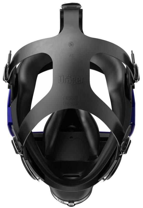 Preview: Dräger® X-plore® 5500 Gasmaske / Vollmaske Handwerker Set 3713468, Universalgröße, P3 R D Partikelfilter, Schlagfeste PC Sichtscheibe, EPDM, Dräger® Bajonett-Klick Filteranschluss