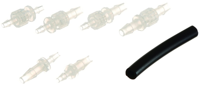 Preview: Dräger® Luer Adapter Set 8328213, Innendurchmesser: 5 mm, 10 Teile pro Pack, Männlich + Weiblich, Für die Verbindung von Dräger® Gasmesstechnik Schläuchen