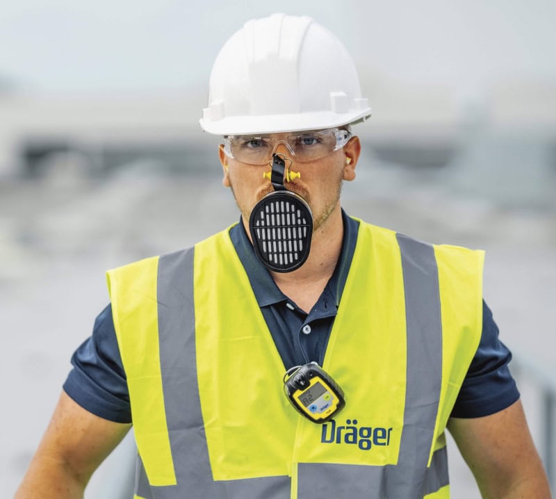 Preview: Dräger® PARAT® 1260 Flucht Filtergerät 3702150, ABEK10 Filter für mind. 10 Min. Schutz, Filter eingeschweißt, Universalgröße, Flucht Filtergerät zum Schutz gegen organische, anorganische, saure Gase & Dämpfe, Ammoniak & org. Ammoniakderivate