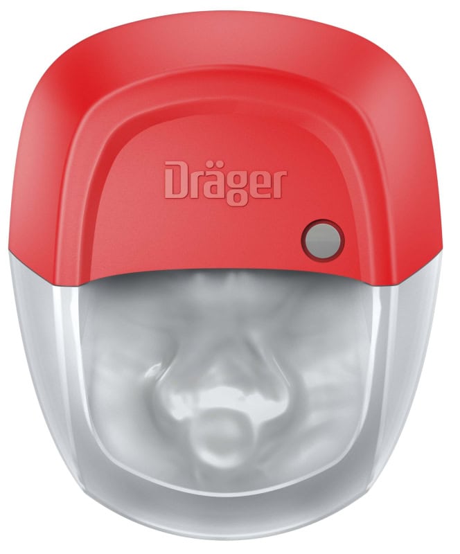 Preview: Dräger® PARAT® 1260 Flucht Filtergerät 3702150, ABEK10 Filter für mind. 10 Min. Schutz, Filter eingeschweißt, Universalgröße, Flucht Filtergerät zum Schutz gegen organische, anorganische, saure Gase & Dämpfe, Ammoniak & org. Ammoniakderivate