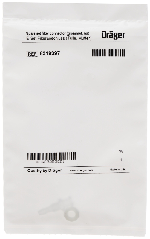 Preview: Dräger® Filteranschluss 8319397, Für Dräger® Staub- und Wasserfilter 8319364