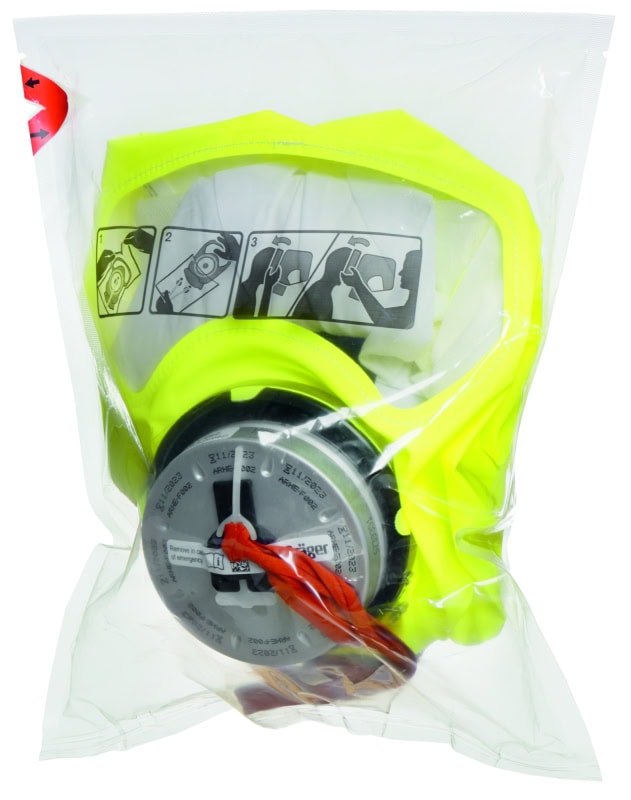 Preview: Dräger® PARAT® 5550 Nachfüllpack R59476, CO P2, Nachfüllpack für Dräger® PARAT® 5550 Brandfluchthaube