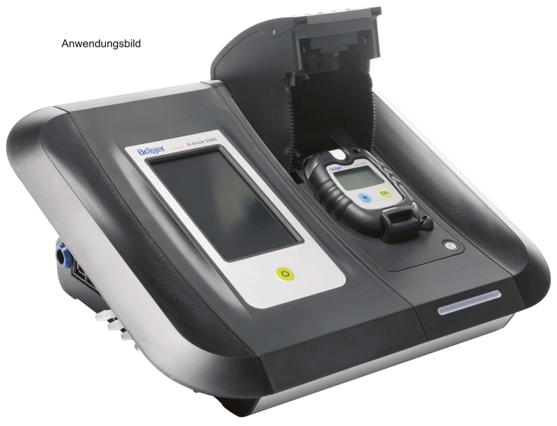 Preview: Dräger® X-Dock® Pac® 5300 Test Station & Kalibrier Station 8321881, Passend für Pac® 3500 / 6000 / 6500 / 7000 / 8000 / 8500 Serie, Für Begasungstest, Justierung & Kalibrierung