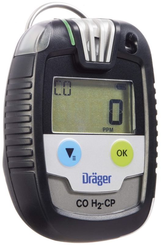 Preview: Dräger® Pac® 8500 2-in Eingasmessgerät 8326367, Dual Sensor: CO-H2 CP, IP 68 Staub & Wasserdicht, Mobiles Gaswarngerät für Kohlenstoffmonoxid (CO) kompensiert für Wasserstoff (H2)