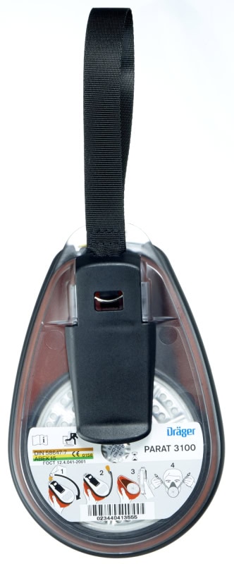 Preview: Dräger® PARAT® 3000 Handschlaufe 3704519, Zur Befestigung von Dräger® PARAT® 3000 Fluchtgeräten