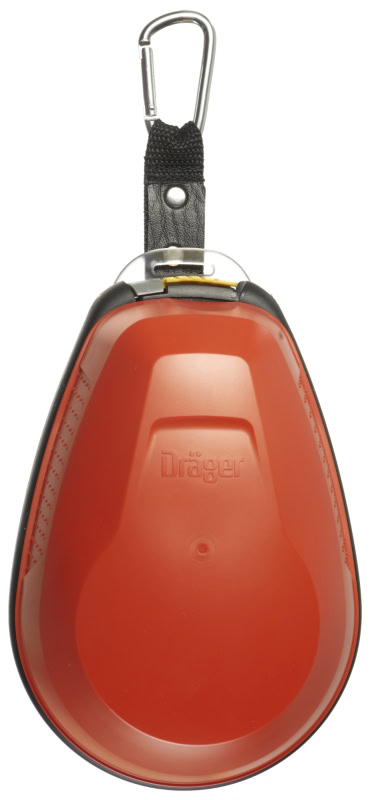 Preview: Dräger® PARAT® 3000 Sicherungskarabiner 3704422, Karabinerhaken mit Band, Zur Befestigung von Dräger® PARAT® 3000 Fluchtgeräten