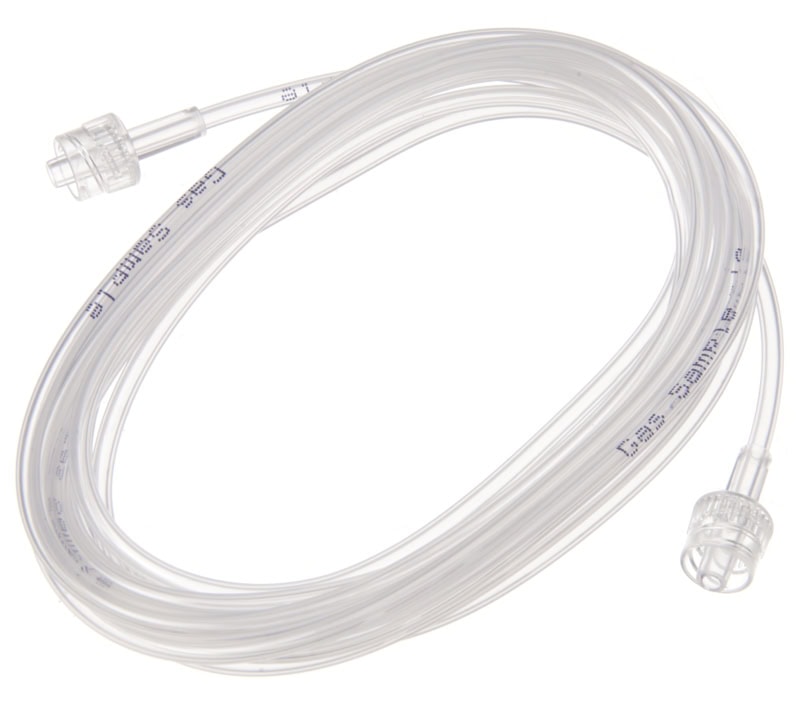Preview: Dräger® PVC Schlauch mit Luer Adapter 8328209, Innendurchmesser: 3 mm, 15 Meter, Geeignet für nicht reaktive Gase, Wandstärke: 1,5 mm, Transparent, Für Dräger® X-am® Pumpe / 125 / 3500 / 8000 / X-zone® 5500