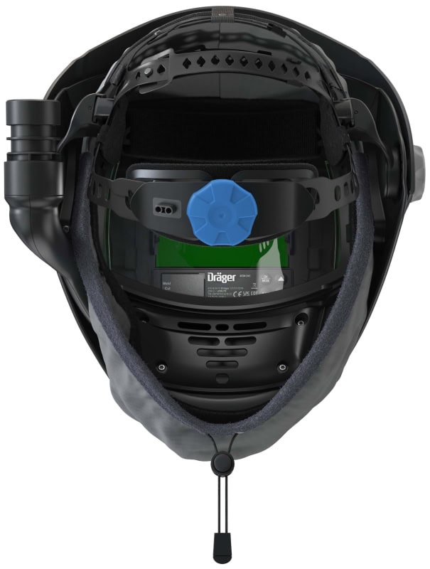 Preview: Dräger® X-plore® 8500 Schweißer Set Premium 3722131, TH3, 4A/3B, Seitenfenster, Hochklapp Funktion, Kopfband + Textilkopfschutz