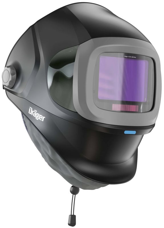 Preview: Dräger® X-plore® 8000 Premium Schweißmaske / Schweißerschutzvisier 3728195, TH3, 4A/3B, Seitenfenster, Hochklapp Funktion, Kopfband + Textilkopfschutz