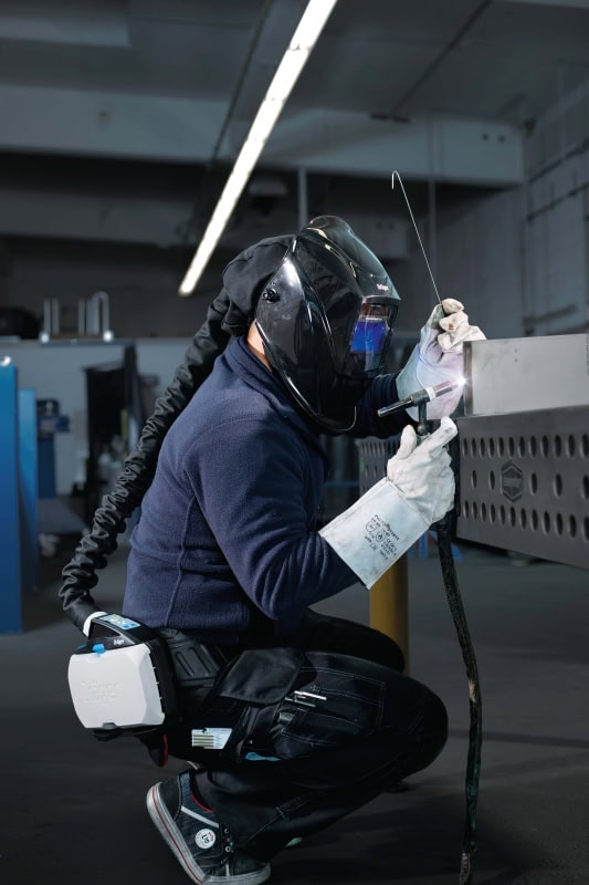 Preview: Dräger® X-plore® 8000 Schweißmaske / Schweißerschutzvisier R59940, TH2, 3A/2B, Kopfband + Textilkopfschutz