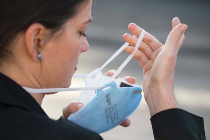 Preview: Dräger® X-plore® 1720 FFP2 NR D 3951083, Hygienisch einzelverpackt, Wirksamer Schutz gegen Feinstäube und Partikel bei hohem Tragekomfort