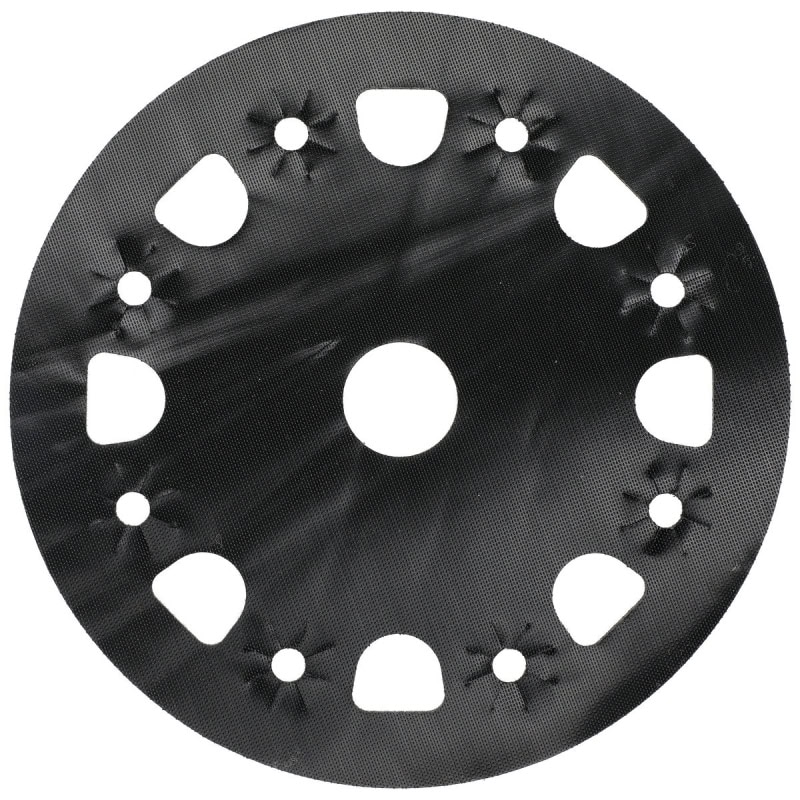 Preview: Mirka® STYRO Schutzauflage MIW9535611, Ø 225 mm, 9 Löcher, Kletthaftend, Schutzauflage für Stützteller, Für Lochsysteme: 9-fach gelochte, Multilochung und Gitternetzscheiben