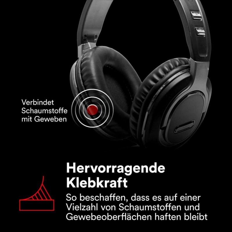 Preview: 3M™ Doppelseitiges Vliesklebeband 56215, 1000 mm x 50 m, 0,15 mm, Transparent, Lösemittelfrei, Für Verklebungen mit hoher Oberflächenenergie