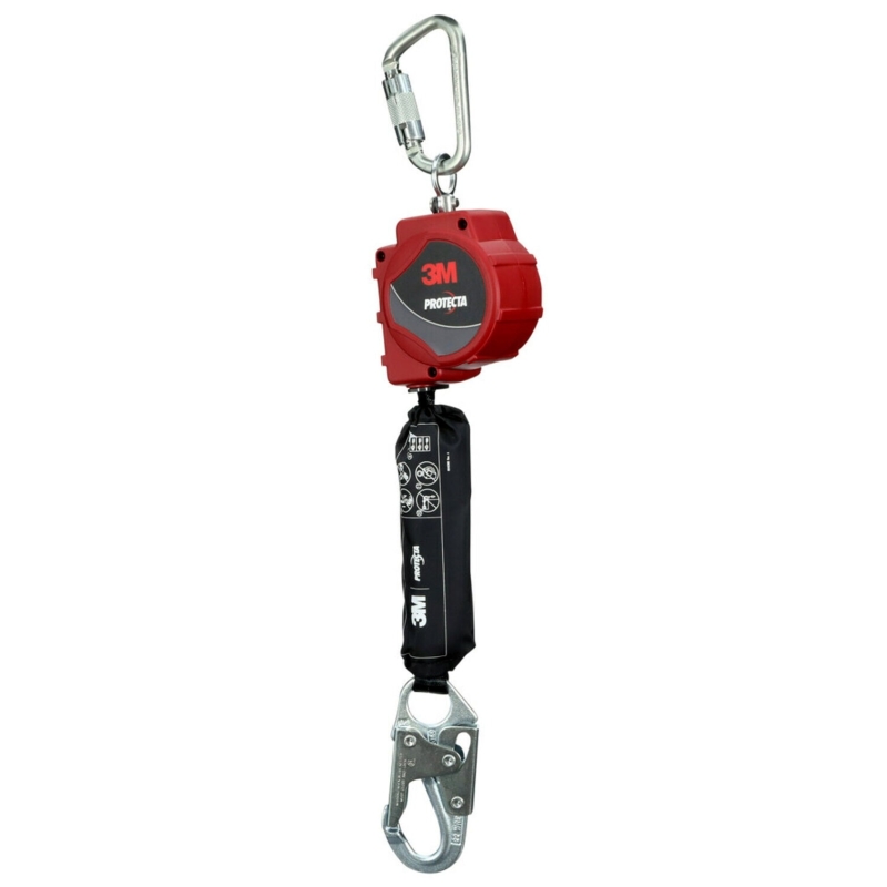 Preview: 3M™ Protecta® Höhensicherungsgerät mit Gurtband 3100647, 3.4 m,  Zur Reduktion von Fallhöhe und der auf den Anwender einwirkenden Kräfte