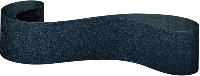 Preview: KLINGSPOR CS 416 Y Schleifband 204858, 75 mm x 2000 mm, P36, Z, F4G, Zirkonkorund, Für universal Metall, Kunststoff und Edelstahl Schleifanwendungen