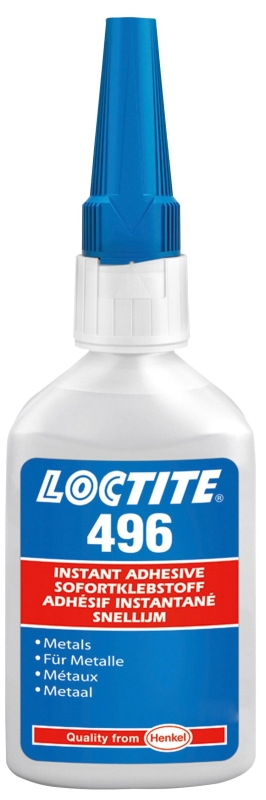 Preview: Henkel™ Loctite® 496 Sofortklebstoff, 100 g, Transparent, 234159, Universell einsetzbar