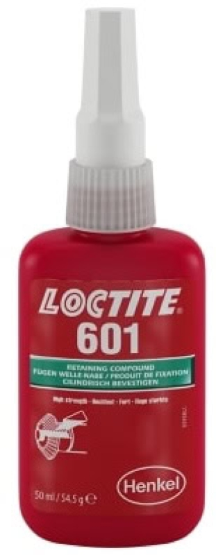 Preview: Henkel™ Loctite® 601 Fügeklebstoff, 50 ml, Grün, 195667, Zum Kleben von zylindrischen Fügeteilen