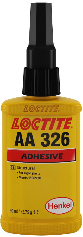 Preview: Henkel™ Loctite® Acrylat Klebstoff AA 326, 50 ml, Gelb, Fest, 1K, 88479, Für Magnetklebungen