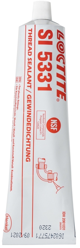 Preview: Henkel™ Loctite® SI 5331 Gewindedichtung, 100 ml, Weiß, 2061031, Universell einsetzbar für Trinkwasser