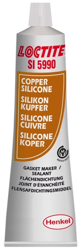 Preview: Henkel™ Loctite® Oxim Silikon Kleb- und Dichtstoff SI 5990, 40 ml, Kupfer, Fließend, 1K, 1716588, Extrem Temperaturbeständig
