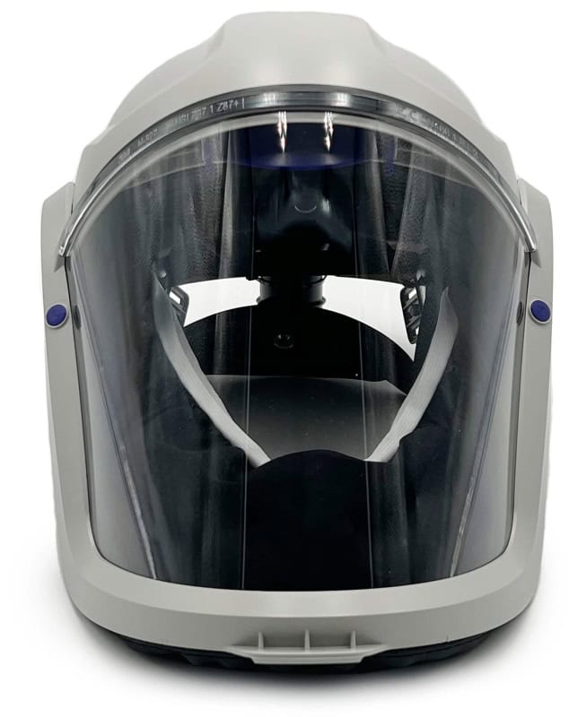 Preview: 3M™ Versaflo™ M-206 Visierkopfteil, TH3, Klar, Komfort Abdichtung, Polycarbonat Visier, Visierkopfteil mit komfortabler Gesichtsabdichtung