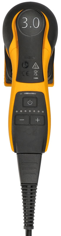 Preview: Mirka® DEOS II 343 Elektro Schwingschleifer MID3434044, 75 x 100 mm, 3 mm Schleifhub, Zentralabsaugung, 240V, 0,4 PS / 300 Watt, Externe Absaugung