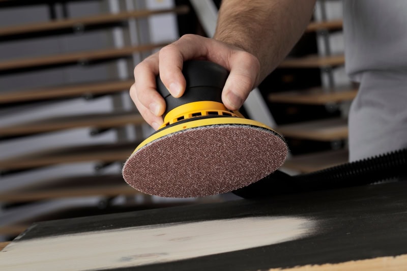 Preview: Mirka® Abranet 5423205080, Ø 125 mm, P80, Gitternetz, Kletthaftend, PA Gitternetz Schleifscheibe mit Aluminiumkorn