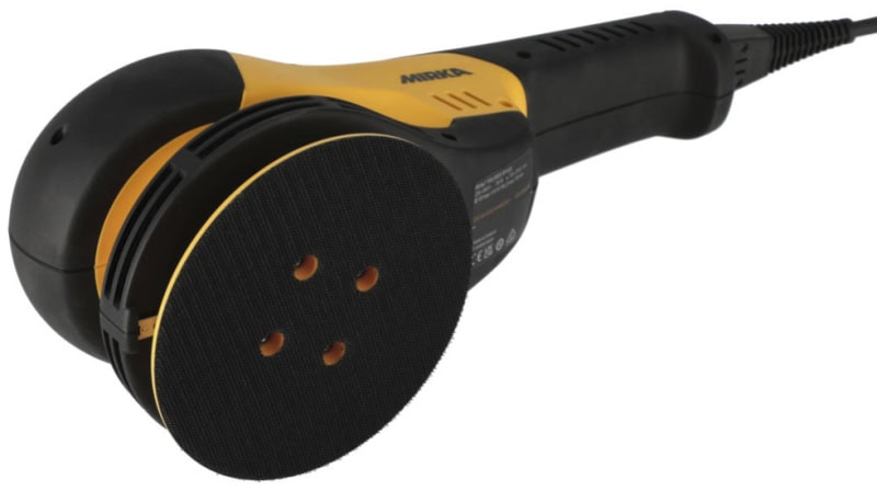 Preview: Mirka® POLAROS RP 600 Rotations Poliermaschine MRP6002100, Mit Case, Ø 150 mm, 0 mm Schleifhub, M4 Gewinde, Ohne Absaugung, 1 PS / 750 Watt, Für professionelle Polierarbeiten