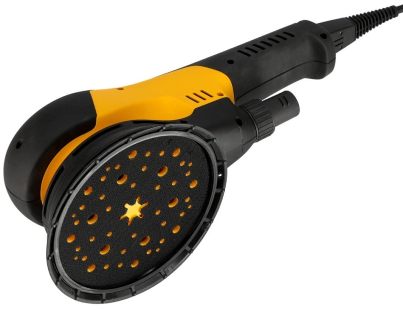 Preview: Mirka® DEROS RS 600 Elektro Rotationsschleifer mit Case MRS6002100CA, Ø 150 mm, 0 mm Schleifhub (Rotation), 5/16"-Gewinde, Zentralabsaugung, 240V, 1,01 PS / 750 Watt, Externe Absaugung