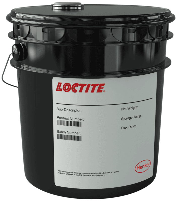 Preview: Henkel™ Loctite® Alkoxy Silikon Kleb- und Dichtstoff SI 5611, 17 L, Grau, Härter, 2K, 1731894, Sehr schnelle Aushärtung