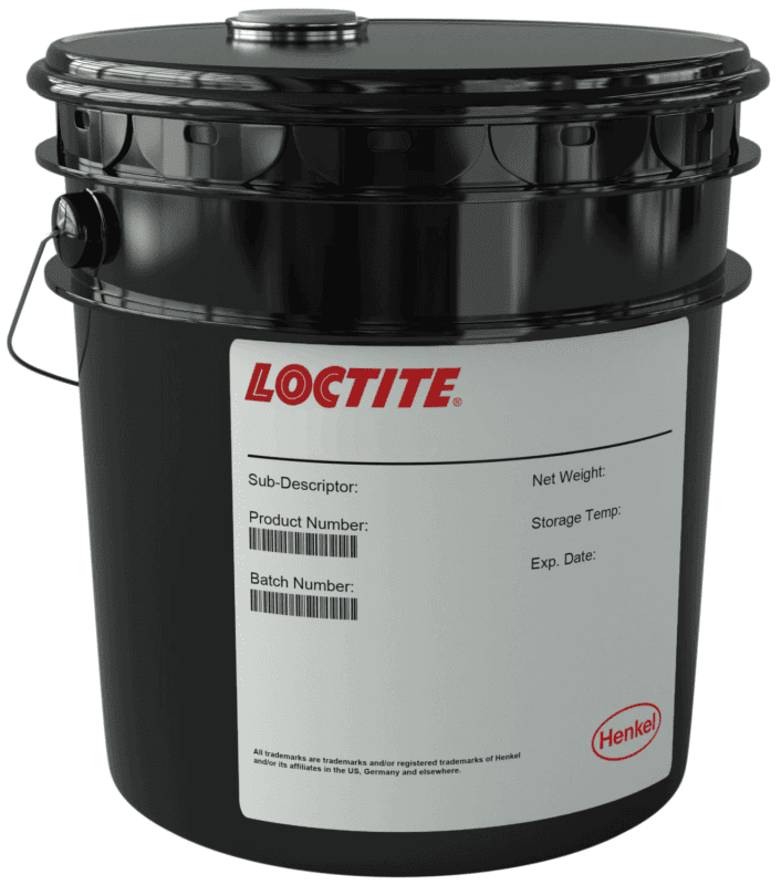 Preview: Henkel™ Loctite® Alkoxy Silikon Kleb- Dichtstoff SI 5615, 17 L, Schwarz, 2:1, Härter, 2K, 1183386, Schnell Aushärtend