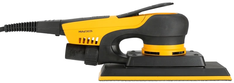 Preview: Mirka® DEOS II 383 Elektro Schwingschleifer MID3834044CA, 70 x 198 mm, 3 mm Schleifhub, Zentralabsaugung, 240V, 0,4 PS / 300 Watt, Externe Absaugung