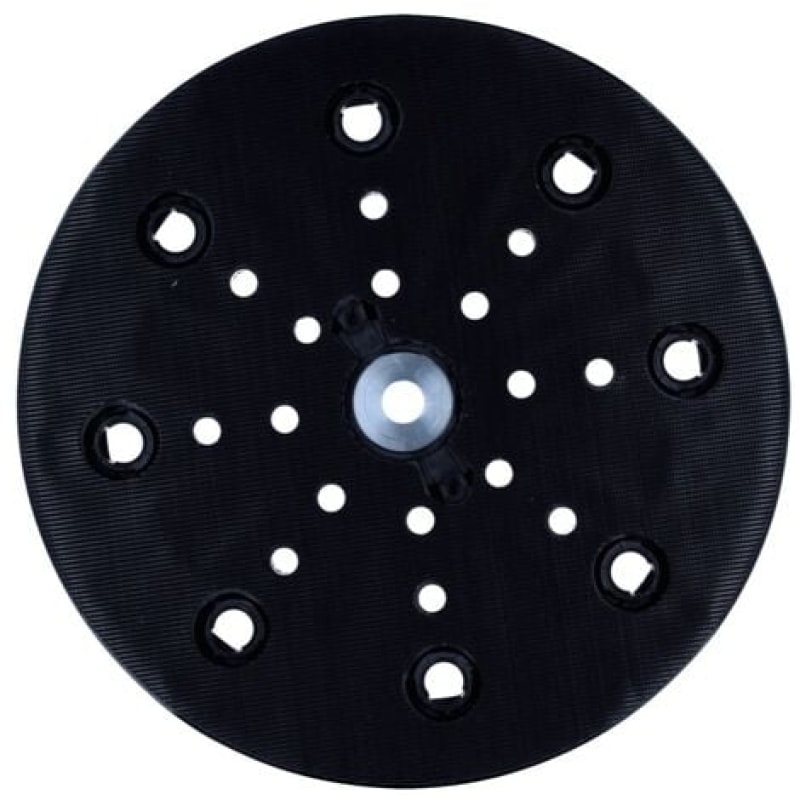 Preview: Mirka® MIW9514312, Ø 225 mm, Inkl. 8 Schrauben, Kein Gewinde, Hart, 25 Löcher, Kletthaftend, Schleifteller für Lochsysteme: 25-fach gelochte, Multilochung und Gitternetzscheiben
