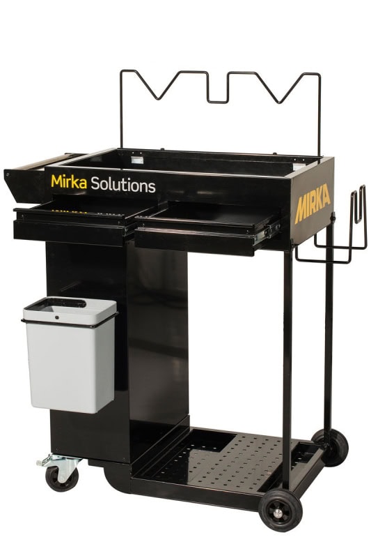 Preview: Mirka® 9190129001, Schwarz, Solution Werkstattwagen / Trolley