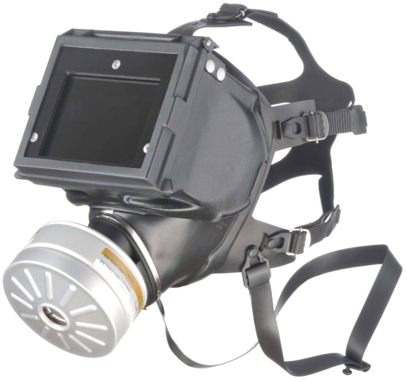 Preview: Dräger® Schweißerschutzvisier R58707, Schwarz, Für ausgewiesene Dräger® Vollmasken der FPS 7000 Serie zum Schweißen