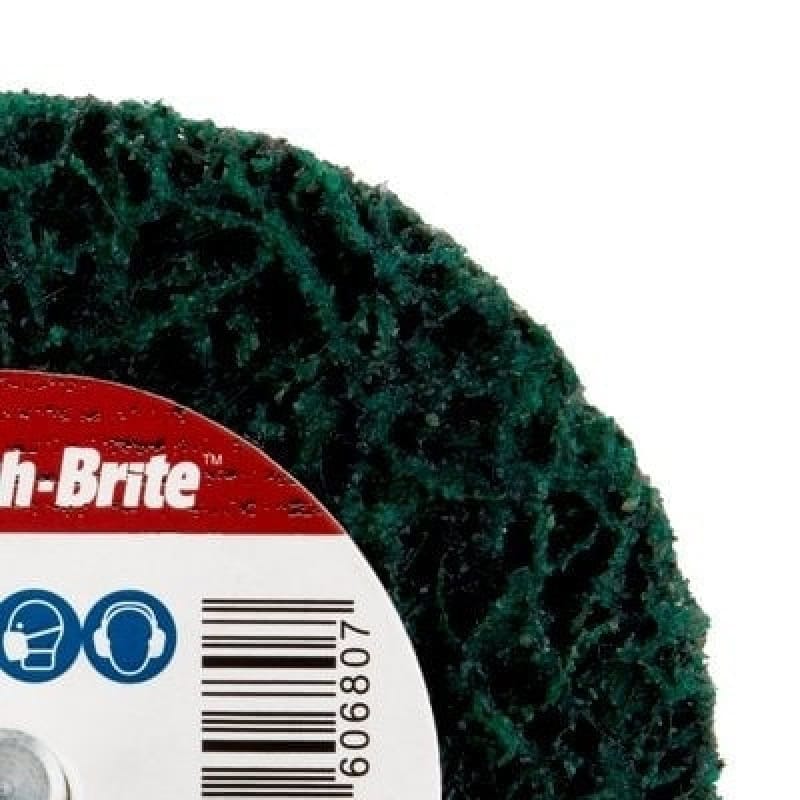 Preview: 3M™ Scotch-Brite™ XT-ZS Pro Extra Cut XTZSPEC100256, Ø 100 mm, ø 25 mm, Ø 6 mm, P100, A, Extra coarse, 10.000 U./Min., Grobreinigungsscheibe, Für Reinigungs- und Finisharbeiten