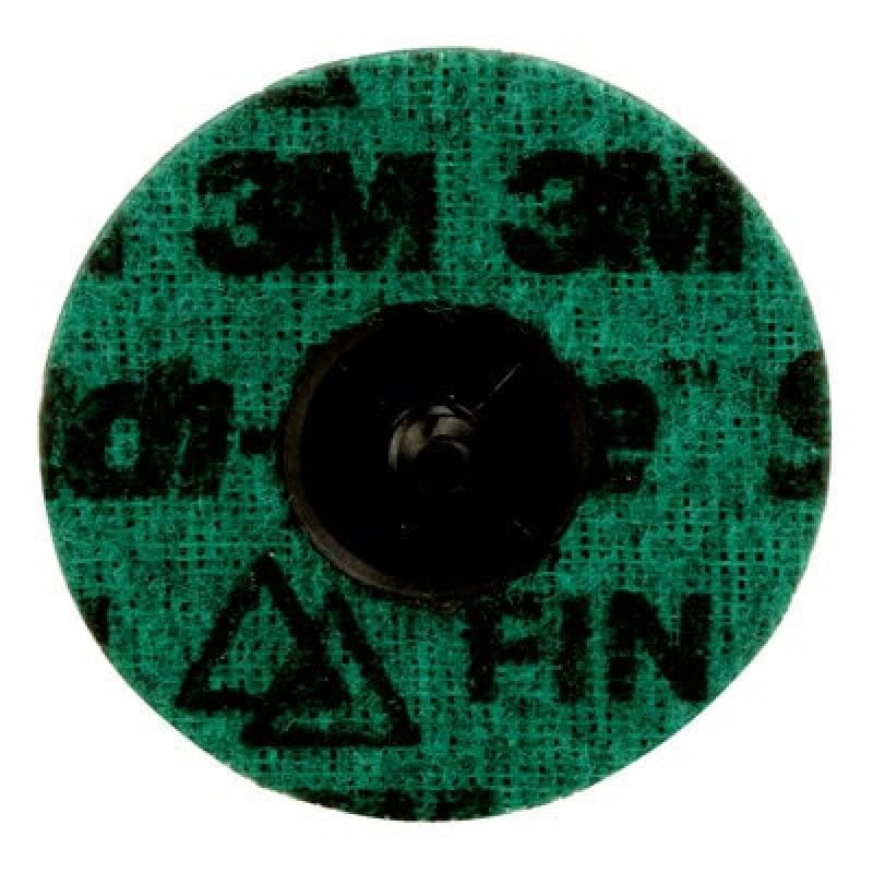 Preview: 3M™ Scotch-Brite™ Roloc™ PN-DR PNDR4159, Ø 25 mm, K, Fine, Grün, 30.000 U./Min., Präzisions-Vliesscheibe ohne Zentrierloch, Für Abtrags- und Finisharbeiten