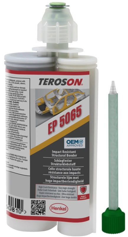 Preview: Henkel™ Teroson® EP 5065 Epoxid Strukturklebstoff, 200 ml, Schwarz, 2:1, Fest, 2K, 1972484, Für hohe Anforderungen an das Crashverhalten