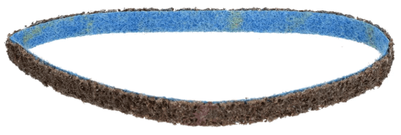 Preview: Mirka® Conditioning Feilenband TR40301018, 10 mm x 330 mm, A, P180, Universal Vliesband mit Aluminiumkorn, Für Oberflächenbearbeitung