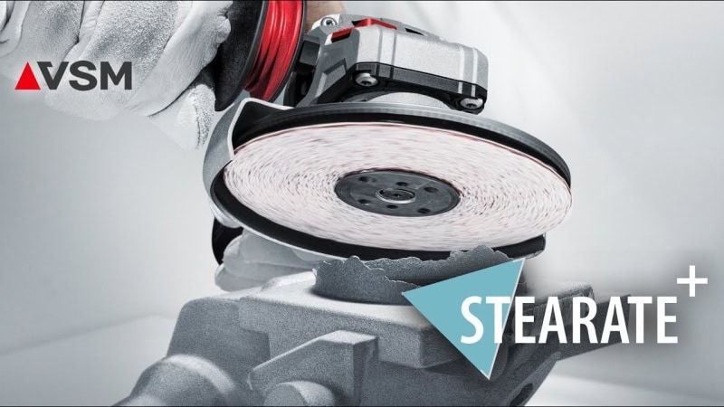 Preview: VSM STEARAT Plus XF733 787587 Ø 115 mm x ø 22,23 mm, P36, 4-fach Schlitz Ausführung (S1E), 13.300 U./Min., Fiberscheibe mit Keramikkorn, Für Aluminium und NE-Metallen