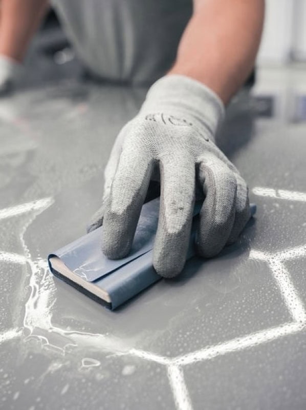 Preview: Mirka® WPF Pro 2P10105037, 230 mm x 280 mm, P360, Ohne Haftung, Schleifbögen mit Siliziumkarbidkorn