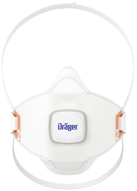 Preview: Dräger® X-plore® Atemschutzmaske / Partikelmaske 1920V FFP2 NR D 3951925, Größe M/L, Ideal für Brillenträger, Hygienisch einzelverpackt, Wirksamer Schutz gegen Stäube und Partikel bei hohem Tragekomfort