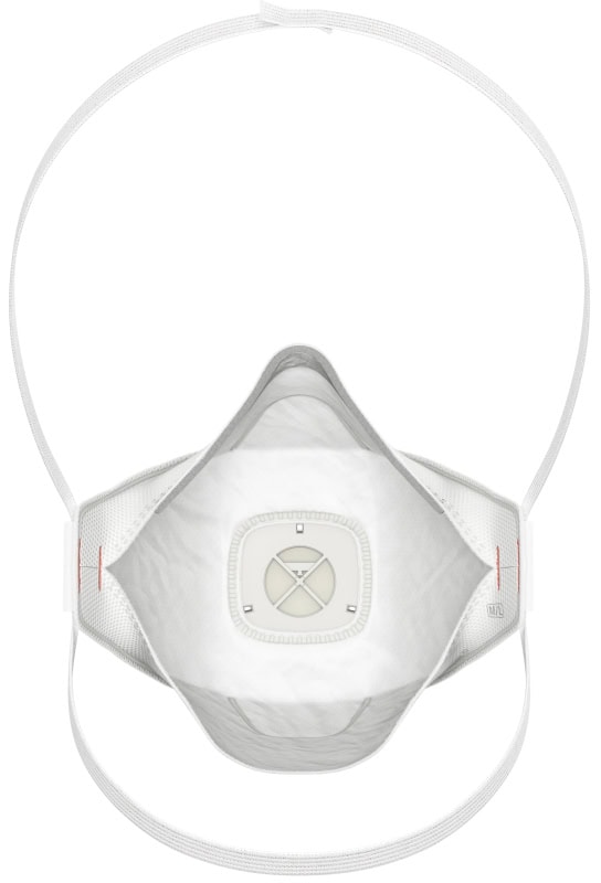 Preview: Dräger® X-plore® Atemschutzmaske / Partikelmaske 1920V FFP2 NR D 3951925, Größe M/L, Ideal für Brillenträger, Hygienisch einzelverpackt, Wirksamer Schutz gegen Stäube und Partikel bei hohem Tragekomfort